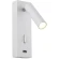 Бра Crystal Lux CLT 210W USB WH