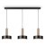 Подвесной светильник с 3 лампами Freya FR4008PL-03BBS Izza под лампы 3xE27 40W