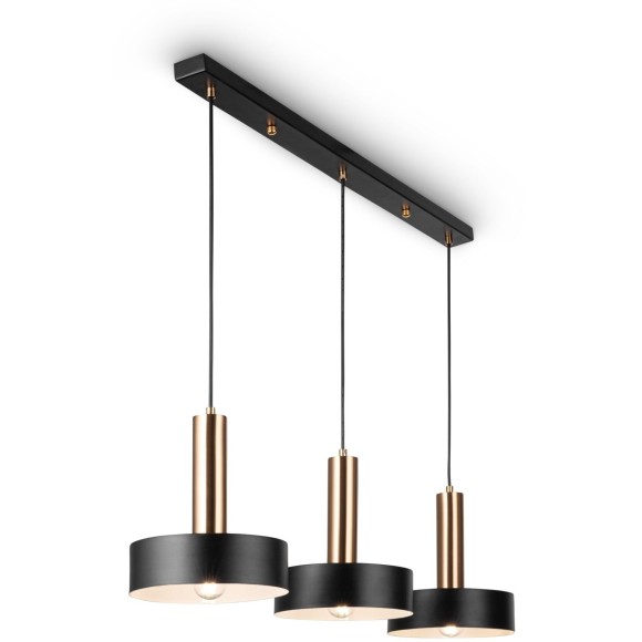 Подвесной светильник с 3 лампами Freya FR4008PL-03BBS Izza под лампы 3xE27 40W