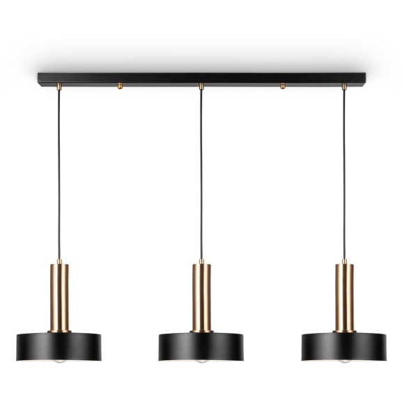 Подвесной светильник с 3 лампами Freya FR4008PL-03BBS Izza под лампы 3xE27 40W