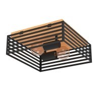 390163 EGLO CIDRAZ Потолочный светильник с 2 лампами E27 дерево коричневый