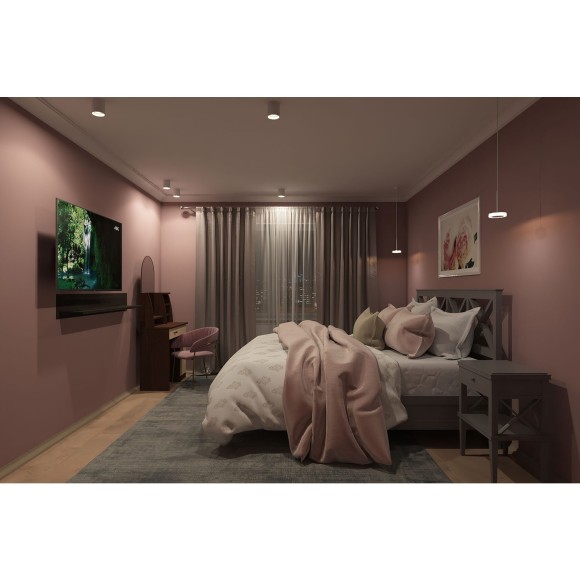 DK3040-WH Светильник накладной max 10 Вт GU5.3 белый пластик