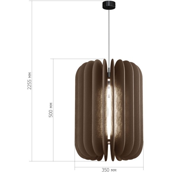 SL3004.453.01 Светильник подвесной ST-Luce Черный/Серый E27 1*60W SENTITO