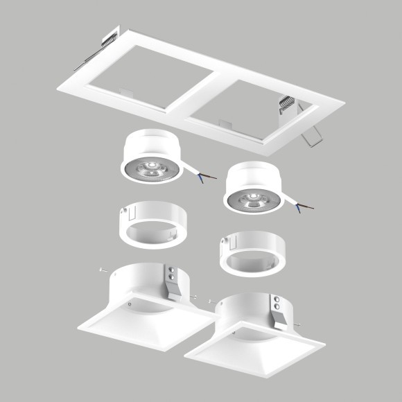 Комплект со светильником Domino Lightstar D5260606WMOD