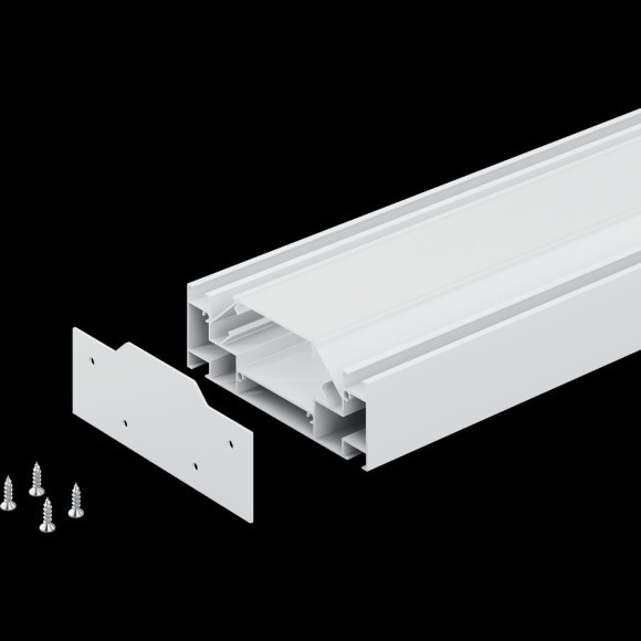 Профиль встраиваемый в натяжной потолок под LED ленту до 30мм либо под трек Barra 2 метра (1упаковка=6шт) Barra Base Lightstar 502420-6AI