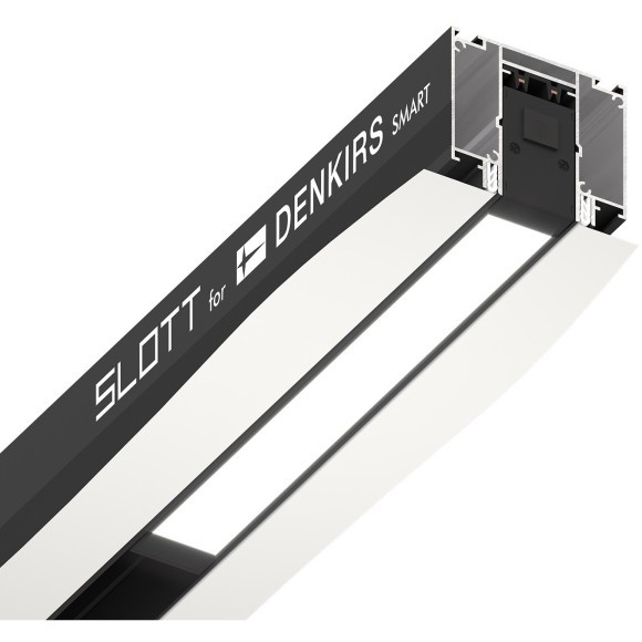 Магнитный шинопровод 2м для демпферных натяжных потолков Smart 220V Denkirs TR2014-BK