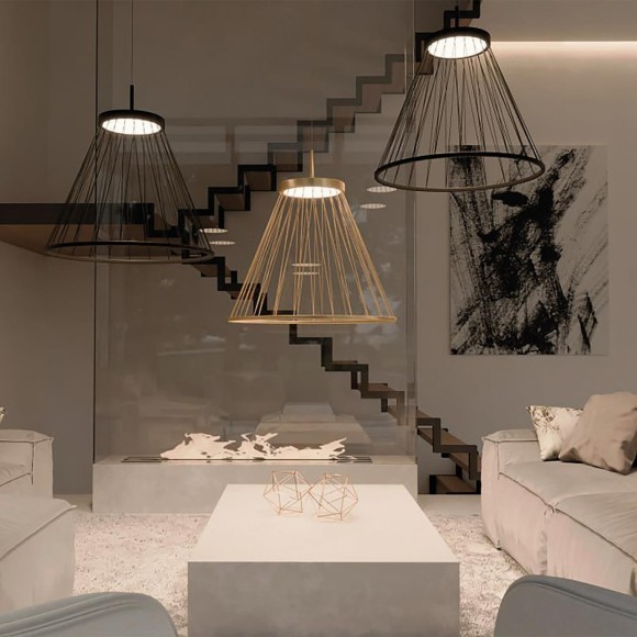 4633-4P, подвес, D400xH400/1500, LEDx12W, 370LM, 4000K, included