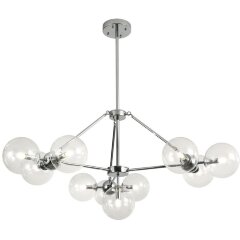 Люстра потолочная Lussole LSP-8392 HARTWELL IP21 под лампы 10xG9 400W Люстра потолочная Lussole LSP-8392 HARTWELL IP21 под лампы 10xG9 400W