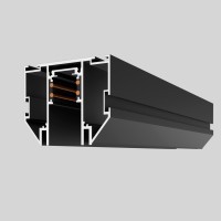 Демпферный магнитный шинопровод для натяжного потолка Crystal Lux CLT 0.133 01 L3000 BL