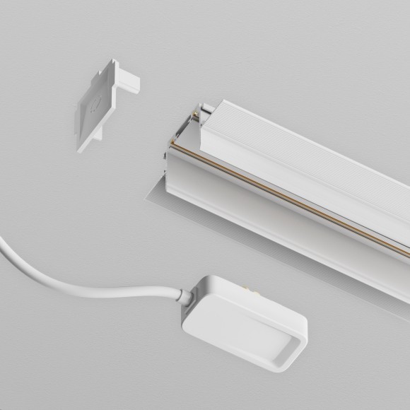 Ввод питания от внешнего драйвера 50см для встр. в ГКЛ 12.5мм шинопровода Maytoni Radity TRA084B-12W-50 Ввод питания от внешнего драйвера 50см для встр. в ГКЛ 12.5мм шинопровода Maytoni Radity TRA084B-12W-50