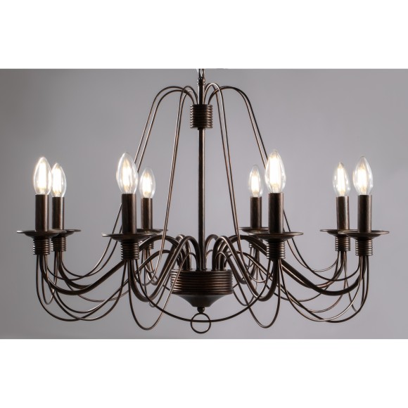 Люстра подвесная Freya FR2046-PL-08-BR Velia под лампы 8xE14 60W