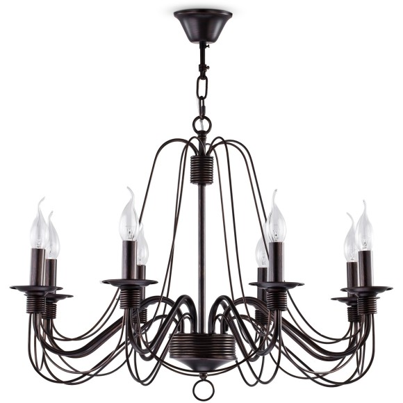 Люстра подвесная Freya FR2046-PL-08-BR Velia под лампы 8xE14 60W