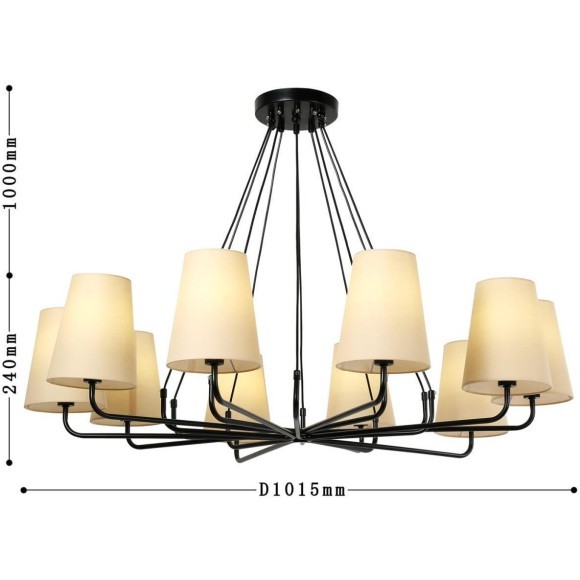 Подвесная люстра Pfefferling 2364-10P Подвесная люстра Pfefferling 2364-10P