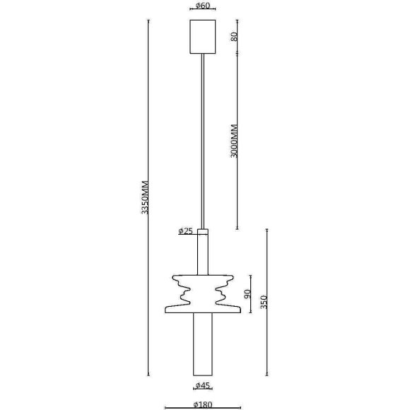 Подвесной светильник Maytoni MOD255PL-01B4