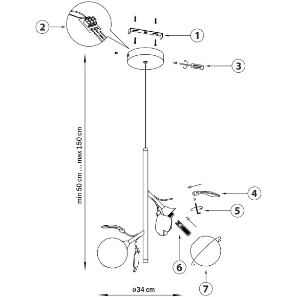 Подвес Ceramo BW Lightstar 799027 Подвес Ceramo BW Lightstar 799027