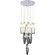 SL1242.103.16 Светильник подвесной ST-Luce Хром/Дымчатый, Молочный G9 16*5W 4000K CIARA