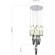 SL1242.103.16 Светильник подвесной ST-Luce Хром/Дымчатый, Молочный G9 16*5W 4000K CIARA