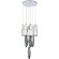 SL1242.103.16 Светильник подвесной ST-Luce Хром/Дымчатый, Молочный G9 16*5W 4000K CIARA