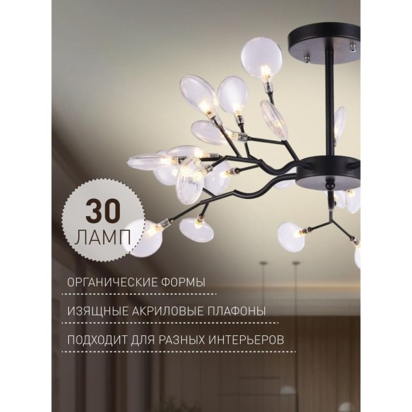 Потолочная люстра Skein 2480-10P
