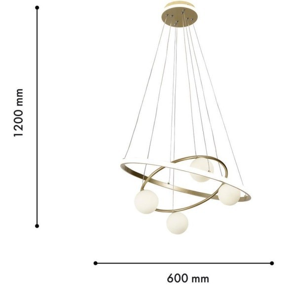 Подвесной светильник Orbium 4185-6P
