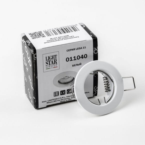 Встраиваемый светильник Lightstar 11040 Lega 11 под лампу 1xGU10 35W