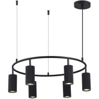 SL1213.403.06 Светильник подвесной ST-Luce Черный/Черный GU10 6*5W 4000K KENDO
