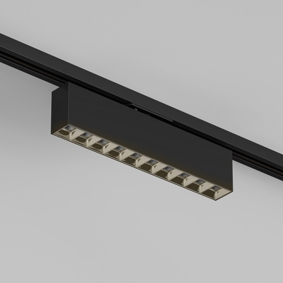 Однофазный двужильный светодиодный трековый светильник Denkirs DK6434-BK Edder 3000К 1560Лм CRI90+ 24° 20Вт