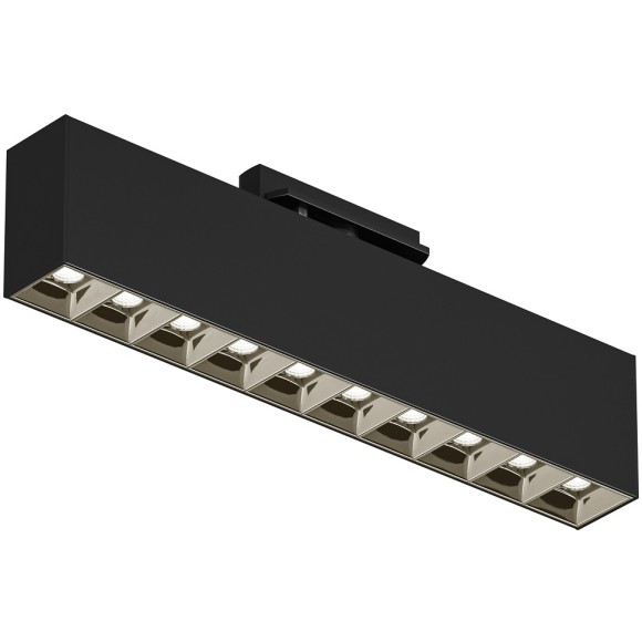 Однофазный двужильный светодиодный трековый светильник Denkirs DK6434-BK Edder 3000К 1560Лм CRI90+ 24° 20Вт