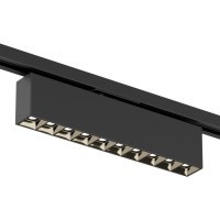 Однофазный двужильный светодиодный трековый светильник Denkirs DK6434-BK Edder 3000К 1560Лм CRI90+ 24° 20Вт