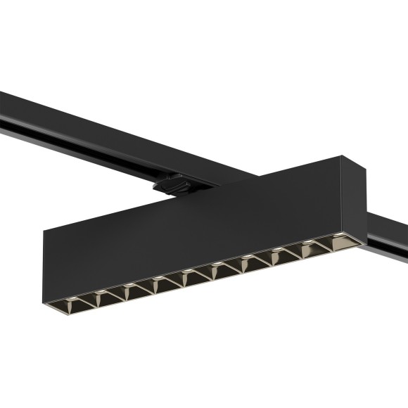 Однофазный двужильный светодиодный трековый светильник Denkirs DK6434-BK Edder 3000К 1560Лм CRI90+ 24° 20Вт