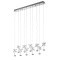 93663 EGLO PIANOPOLI Светодиодный подвес LED 25Вт 2Лм 3000K хромированный металл хрусталь