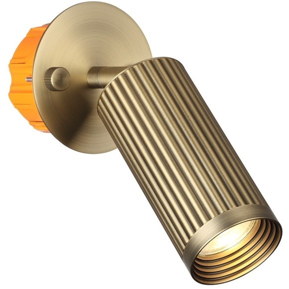 Настенный светильник поворотный на 180°/350° в подрозетник (в комплекте) GU10 Odeon Light MANCHESTER 7013/1WA Настенный светильник поворотный на 180°/350° в подрозетник (в комплекте) GU10 Odeon Light MANCHESTER 7013/1WA