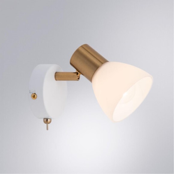 Бра Arte Lamp A3117AP-1WH FALENA под лампу 1xE14 40W