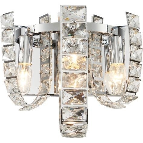 Светильник настенный хрустальный 2172/09/03W Stilfort, серия Umiko Светильник настенный хрустальный 2172/09/03W Stilfort, серия Umiko