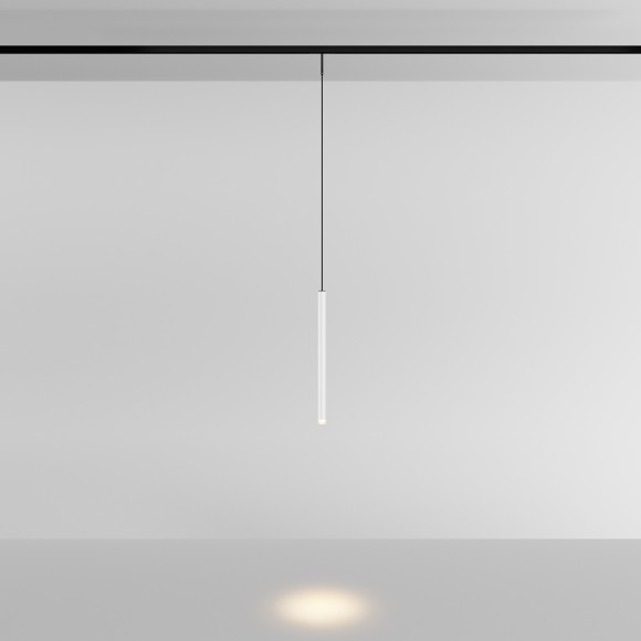 TR191-1-3W4K-M-BW Ультратонкий трековый магнитный светодиодный светильник Maytoni Levity CRI90+ 4000К 100Лм 36° 3Вт