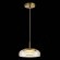 SL6002.203.01 Подвес ST-Luce Золотистый/Янтарный LED 1*7W 4000K LAZIO