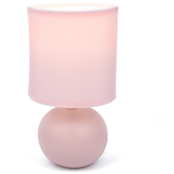 8225/1T CLASSI LN25 розовый, керамика/текстиль Настольная лампа E14 1*40W 220V OCTAVIA