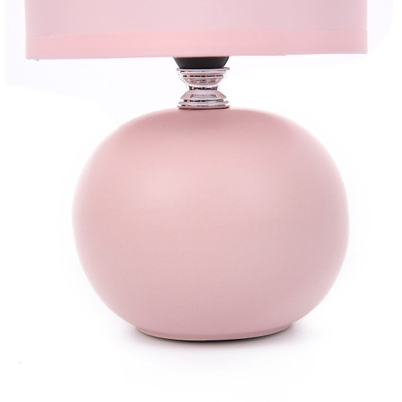 8225/1T CLASSI LN25 розовый, керамика/текстиль Настольная лампа E14 1*40W 220V OCTAVIA