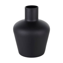 421369 SAMUNTAI Декоративная ваза, H320, D250, стекло, черный сатиновый 421369 SAMUNTAI Декоративная ваза, H320, D250, стекло, черный сатиновый