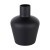 421369 SAMUNTAI Декоративная ваза, H320, D250, стекло, черный сатиновый