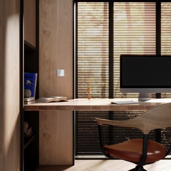 Выключатель встраиваемый VOLTUM S70 для жалюзи 10А, (белый глянцевый)