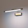 Подсветка для картин Lightstar Noce 201151, LED 9Вт 550Лм CCT переключатель цвет. температуры 3000;4000;6000К, настенный светильник для зеркала, латунь, поворотный с выключателем