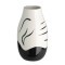 421037 YUZAWA Декоративная ваза керамика белый черный H260 Ø150
