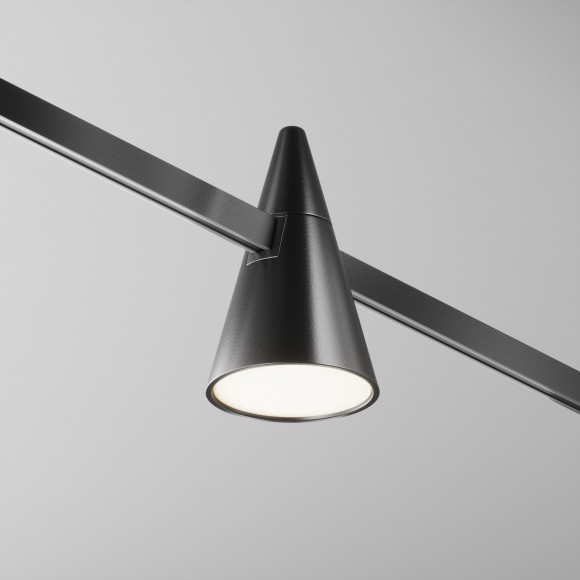 Магнитный трековый светильник Maytoni Flarity TR146-1-5W3K-B 3000K 290лм 5Вт