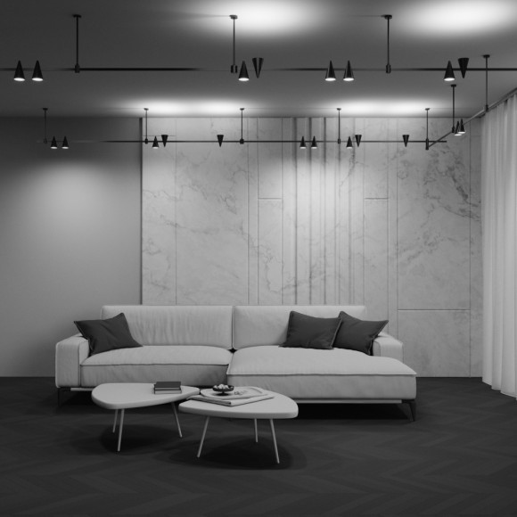 Магнитный трековый светильник Maytoni Flarity TR146-1-5W3K-B 3000K 290лм 5Вт