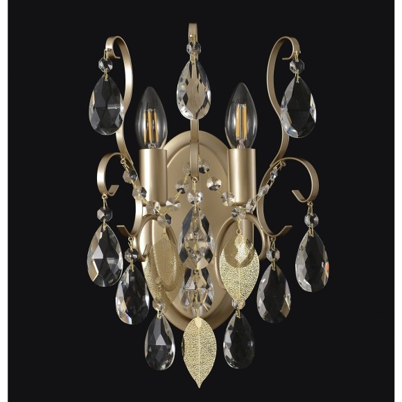 Бра Crystal Lux ESMIRALDA AP2 GOLD