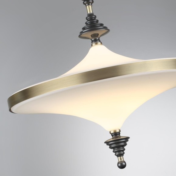 5404/43CL L-VISION ODL_EX25 97 бронзов.брашированн./черный/стекло/керамика Люстра потолочная LED 43W 3000K ULA 5404/43CL L-VISION ODL_EX25 97 бронзов.брашированн./черный/стекло/керамика Люстра потолочная LED 43W 3000K ULA