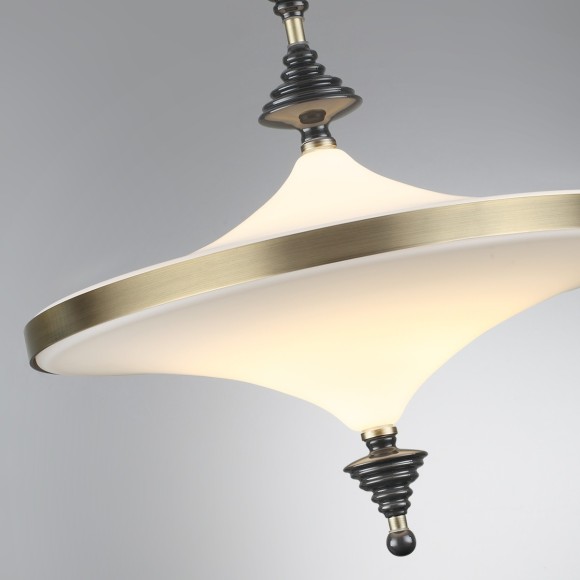 5404/43CL L-VISION ODL_EX25 97 бронзов.брашированн./черный/стекло/керамика Люстра потолочная LED 43W 3000K ULA 5404/43CL L-VISION ODL_EX25 97 бронзов.брашированн./черный/стекло/керамика Люстра потолочная LED 43W 3000K ULA