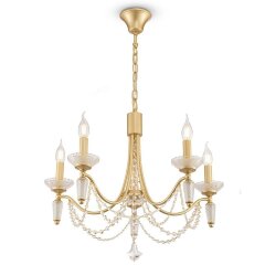 Люстра подвесная Freya FR2009PL-05G Zoe под лампы 5xE14 40W Люстра подвесная Freya FR2009PL-05G Zoe под лампы 5xE14 40W