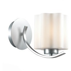 SL116.501.01 Бра ST-Luce Серебристый/Белый E27 1*60W ONDE SL116.501.01 Бра ST-Luce Серебристый/Белый E27 1*60W ONDE